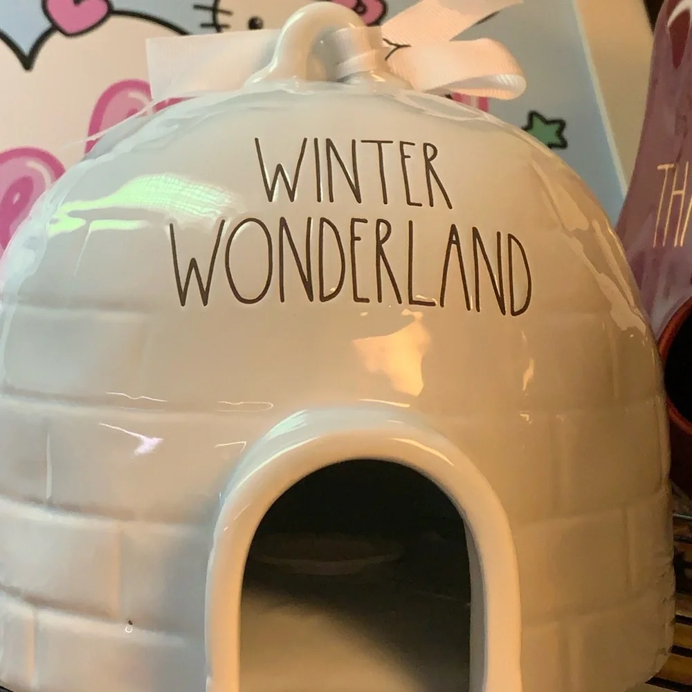 NWT! RAE DUNN IGLOO BIRDHOUSE. - Picture 2 of 5